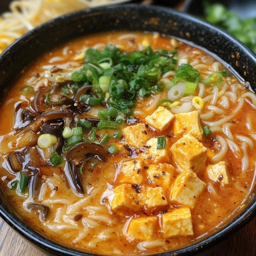 <p>Vegan Spicy Miso Ramen with Tofu: An Incredible Ultimate Recipe</p>
