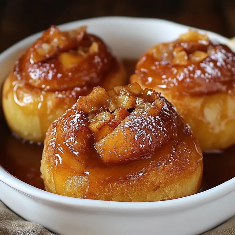 Simple Caramel Apple Pie Bombs
