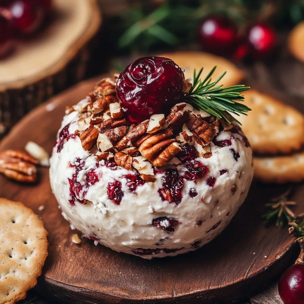 Cranberry Pecan Cheese Ball