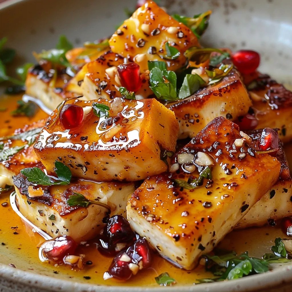 Baked Feta with Pomegranate & Honey