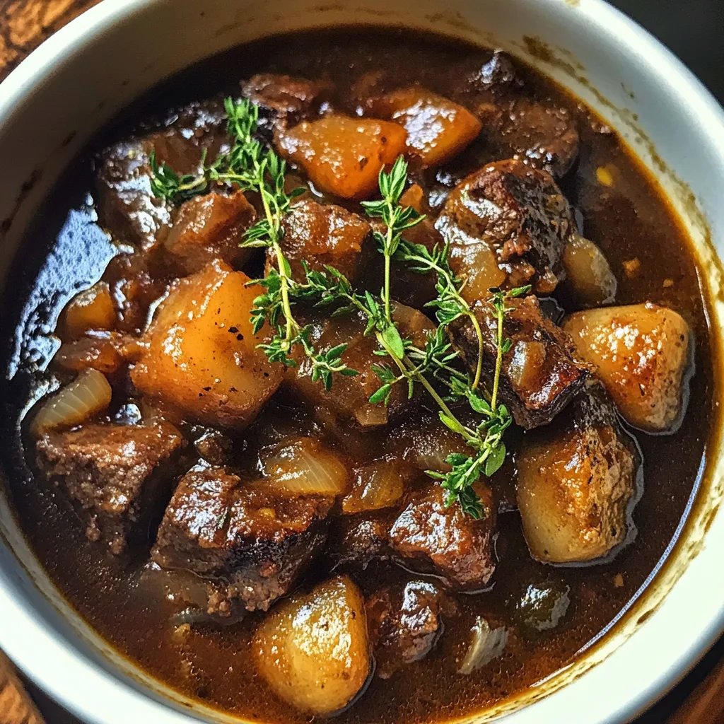 French Onion Beef Stew
