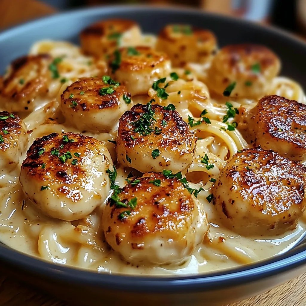 <p>Garlic Butter Chicken Bites with Creamy Pasta: An Amazing Ultimate Recipe</p>