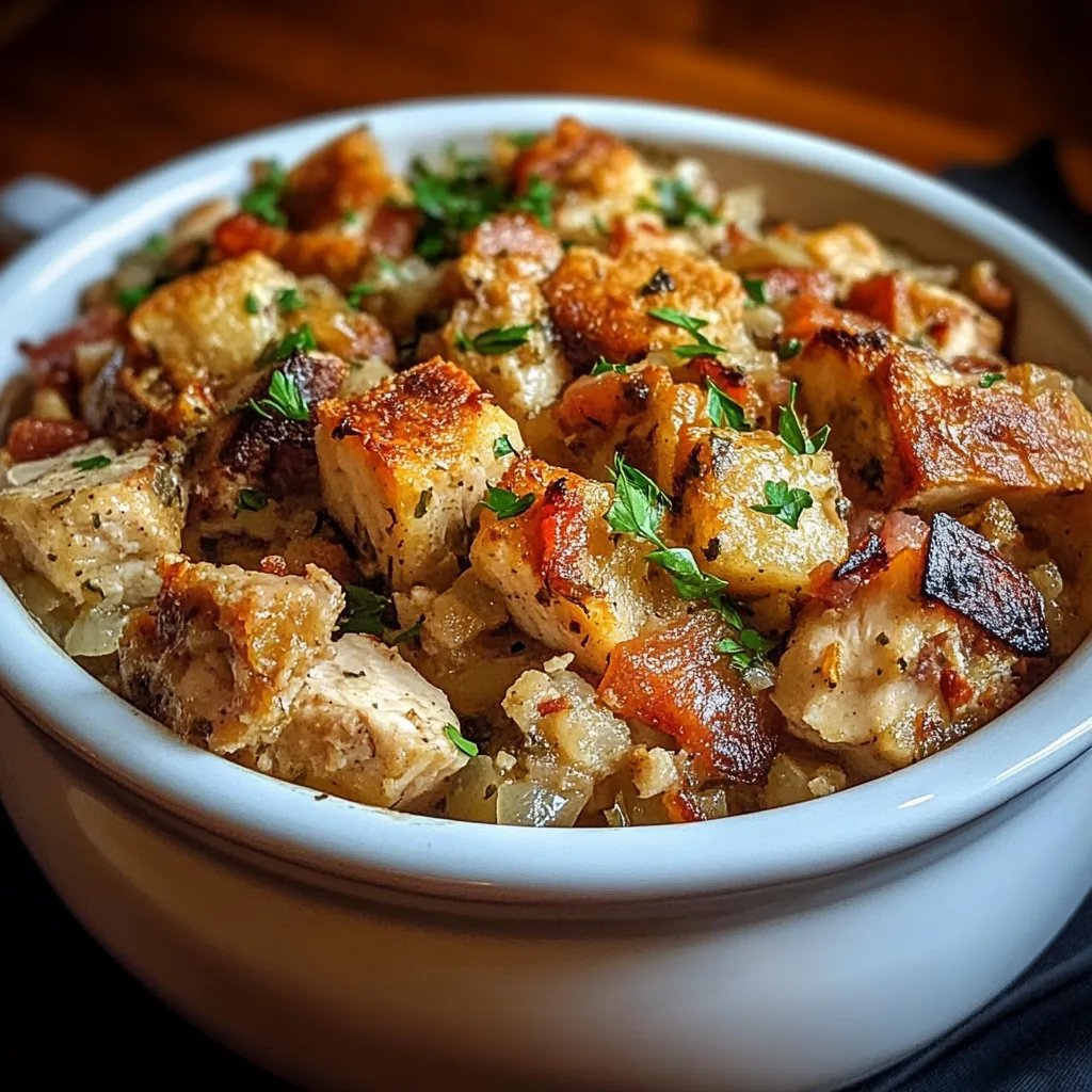 Crock Pot Chicken and Stuffing Dinner