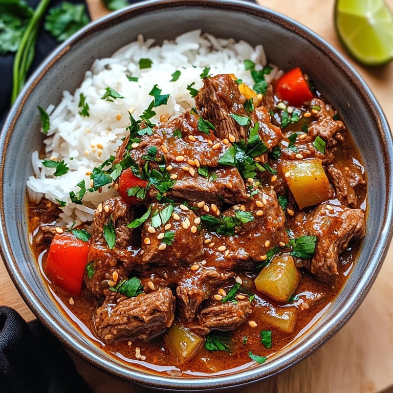 Coconut Curry Shredded Beef w/ Basmati Rice: An Amazing Ultimate Recipe