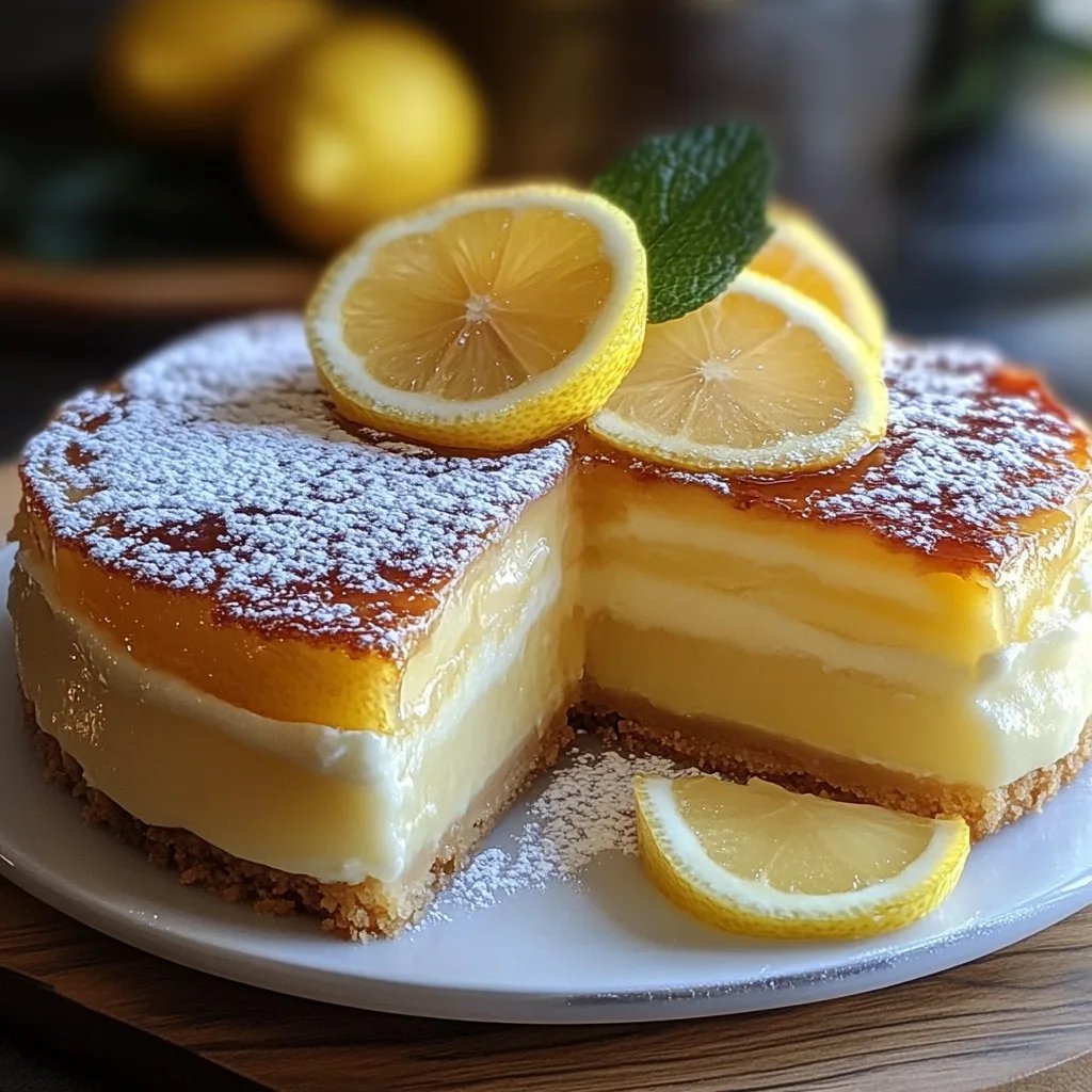Lemon Custard Cake: An Incredible 5-Star Recipe