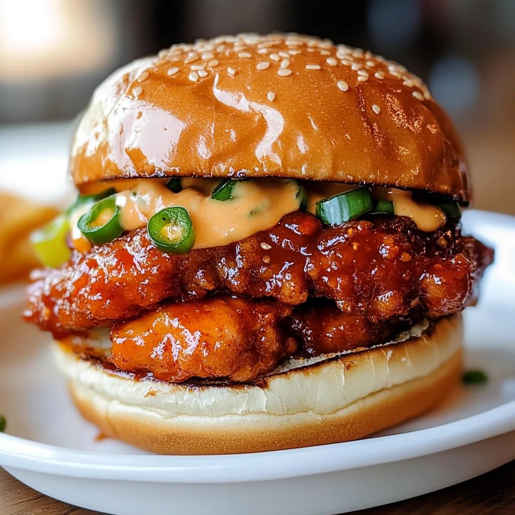 Spicy Korean Fried Chicken Sandwiches: An Incredible Ultimate Recipe You Must Try
