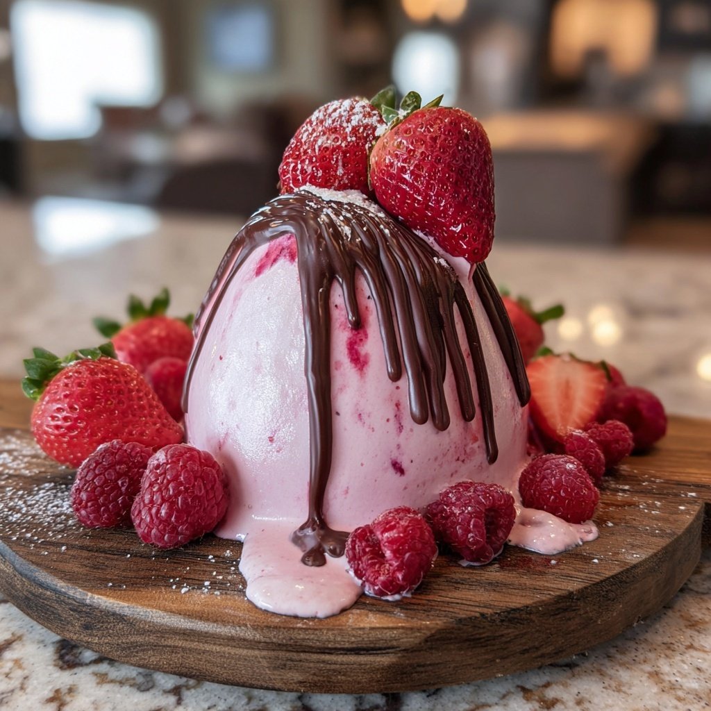 Passionate Pink Chocolate Fondue