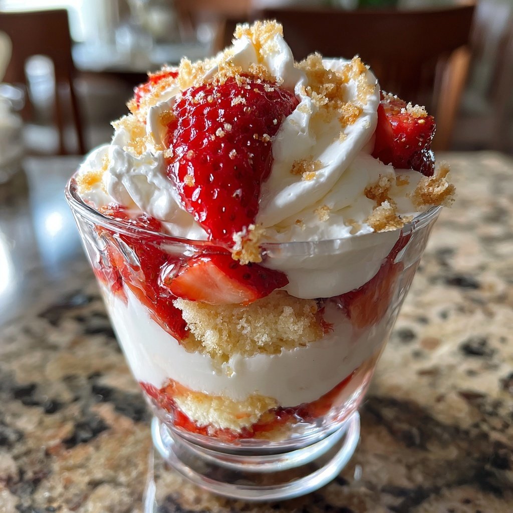 Strawberry Shortcake Parfait