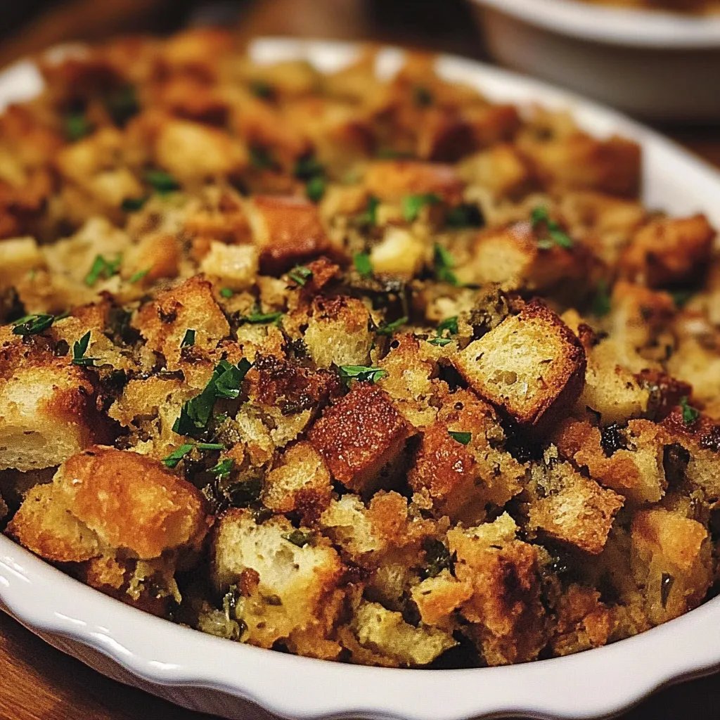 Perfect Homemade Stuffing for the Holidays