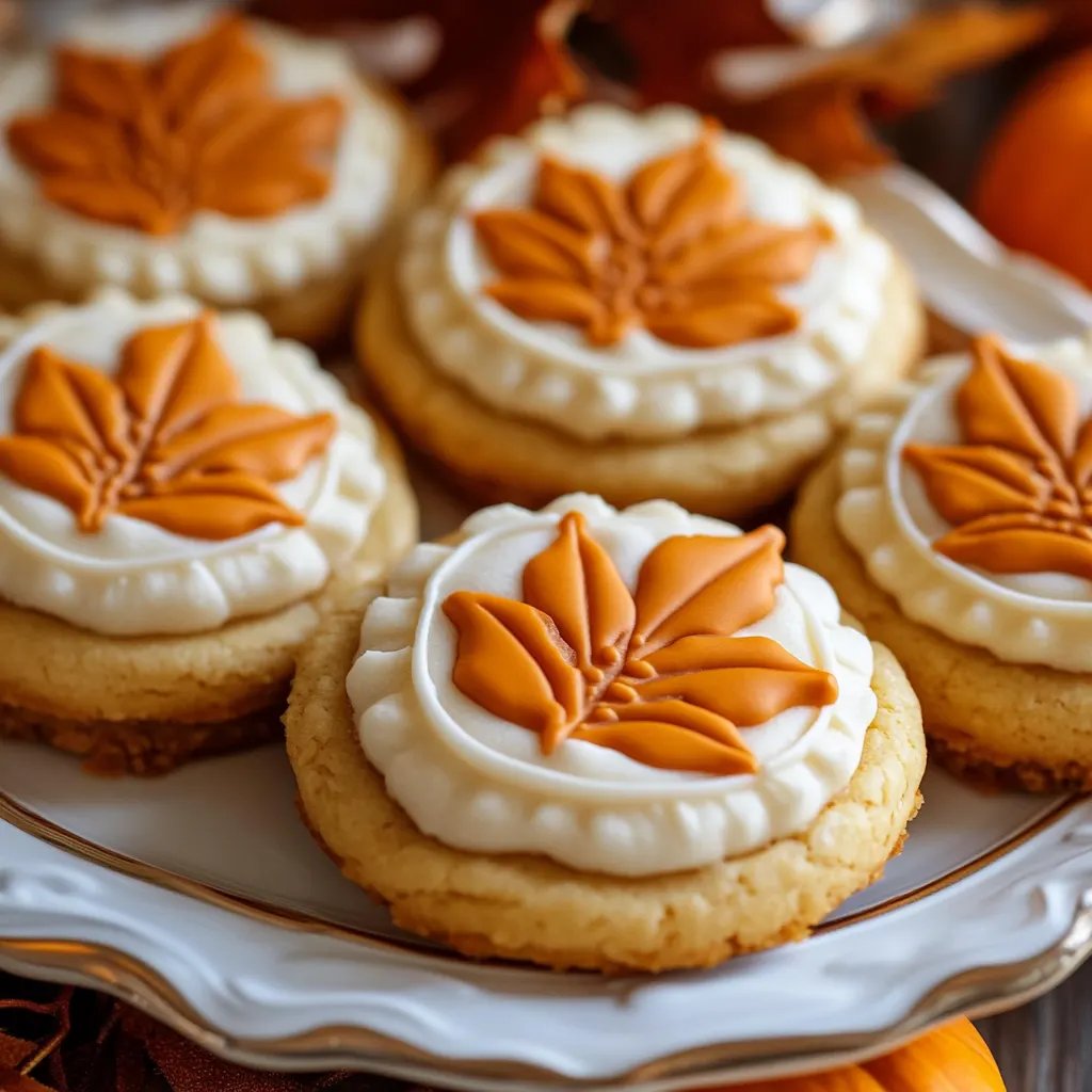 Thanksgiving Cookies With Pumpkin Pie