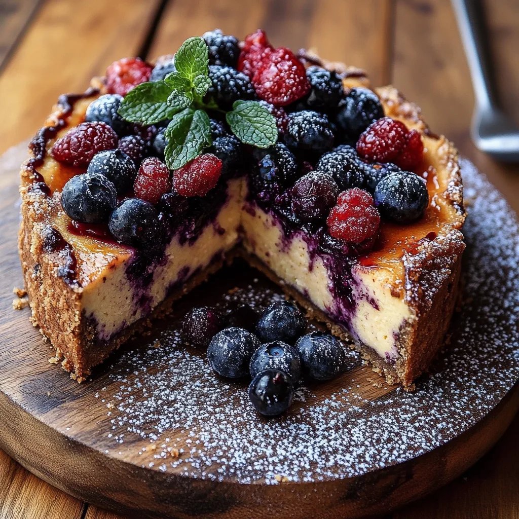 Simple Blueberry Basque Cheesecake: An Amazing Ultimate Recipe
