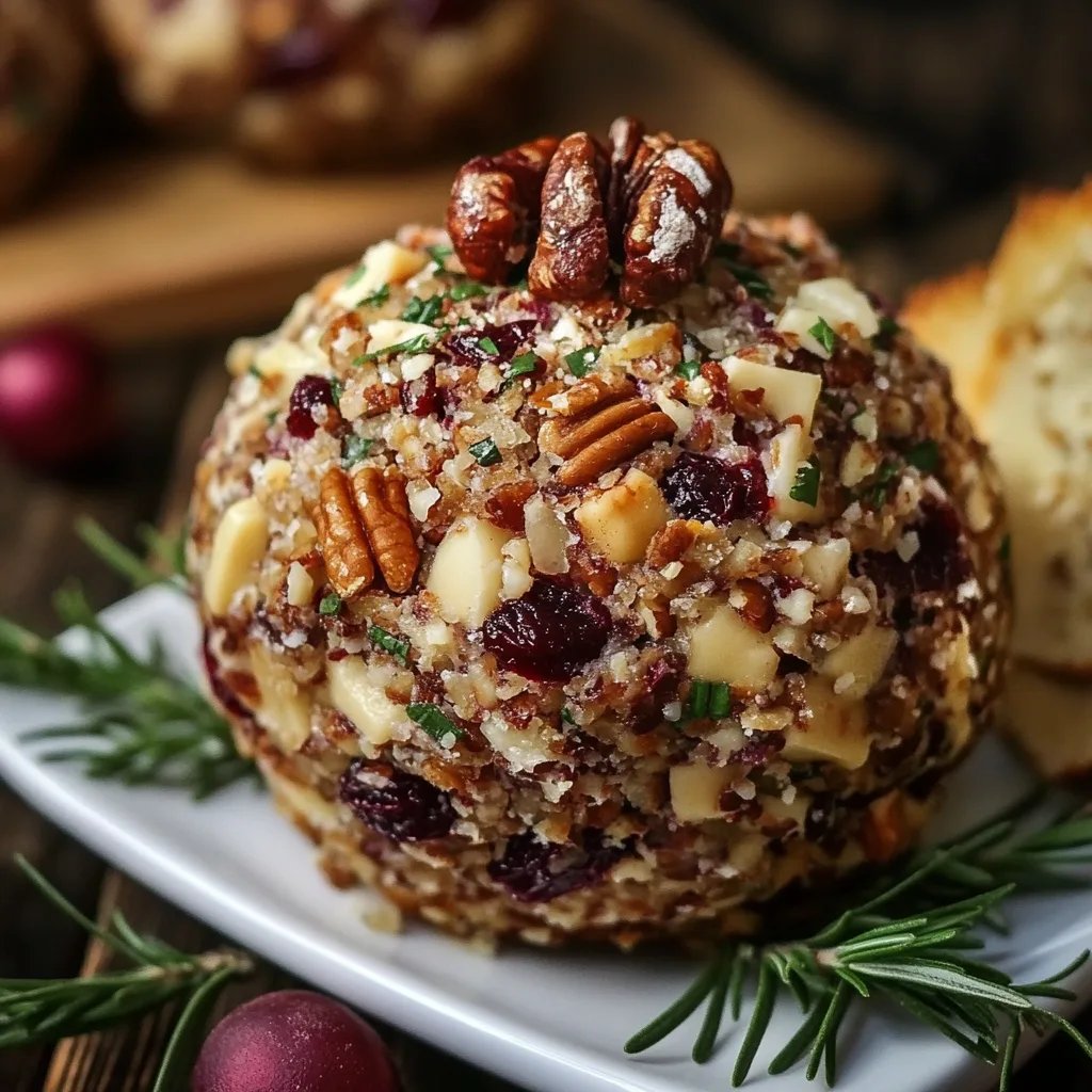 Cranberry Pecan Cheeseball