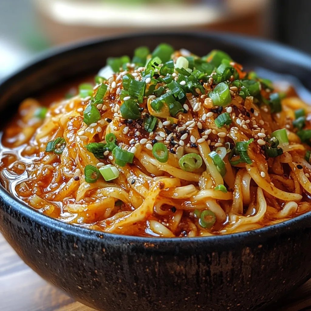 Easy Szechuan Noodles: An Incredible 5-Ingredient Recipe