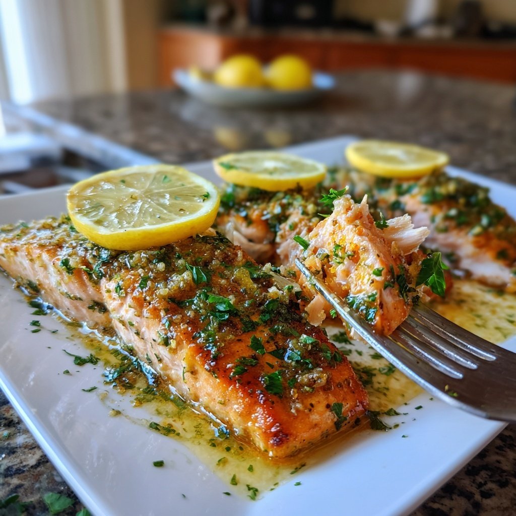 Garlic Butter Lemon Salmon