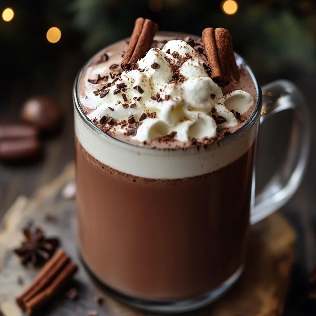 White Pepper & Nutmeg Spiced Hot Chocolate