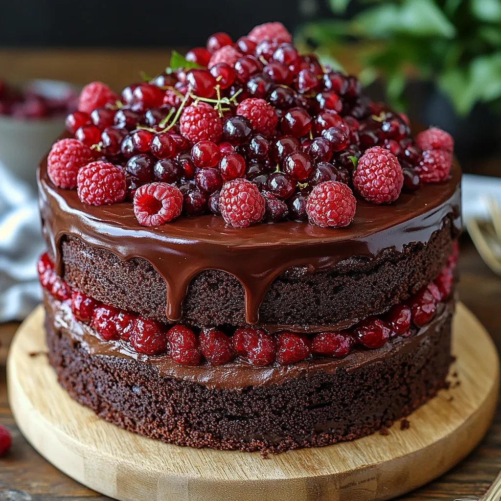 Chocolate Raspberry Truffle Cake: An Incredible 7-Layer Recipe