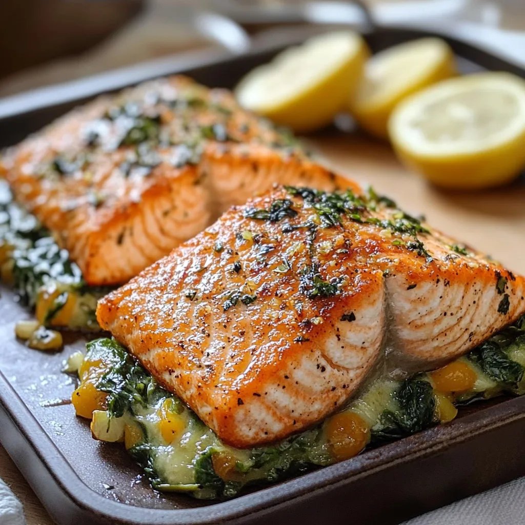 <p>Spinach Stuffed Salmon: An Amazing Ultimate Recipe</p>