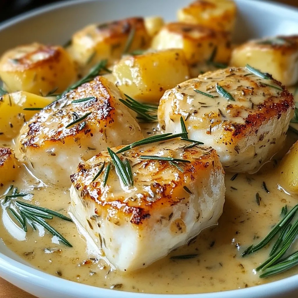 Cod & Potatoes in Rosemary Cream Sauce: An Incredible Ultimate Recipe