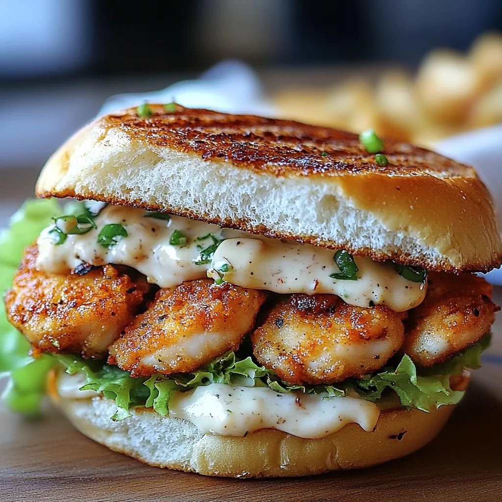 Crispy Chicken Caesar Sandwich: An Amazing Ultimate Recipe