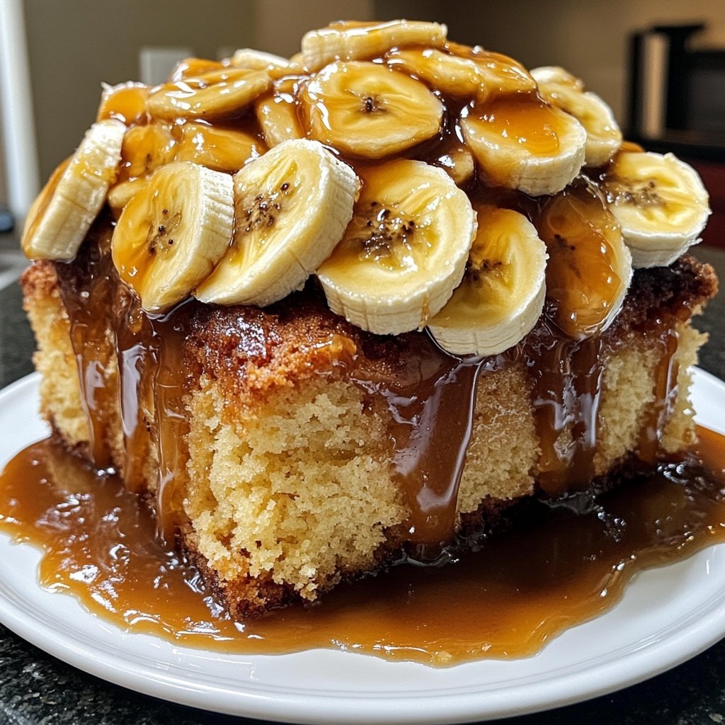 Bananas Foster with Pound Cake