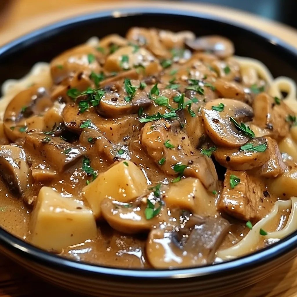 <p>Mushroom and Seitan Stroganoff: An Incredible Amazing Recipe</p>