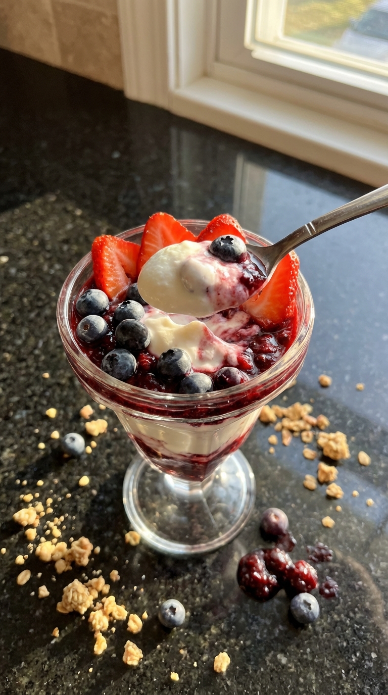 Greek Yogurt and Berry Parfait