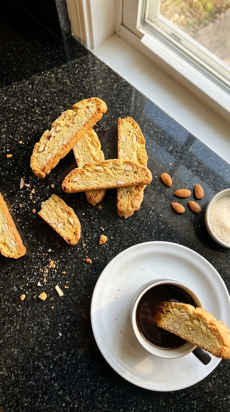 Vanilla Almond Biscotti Delight