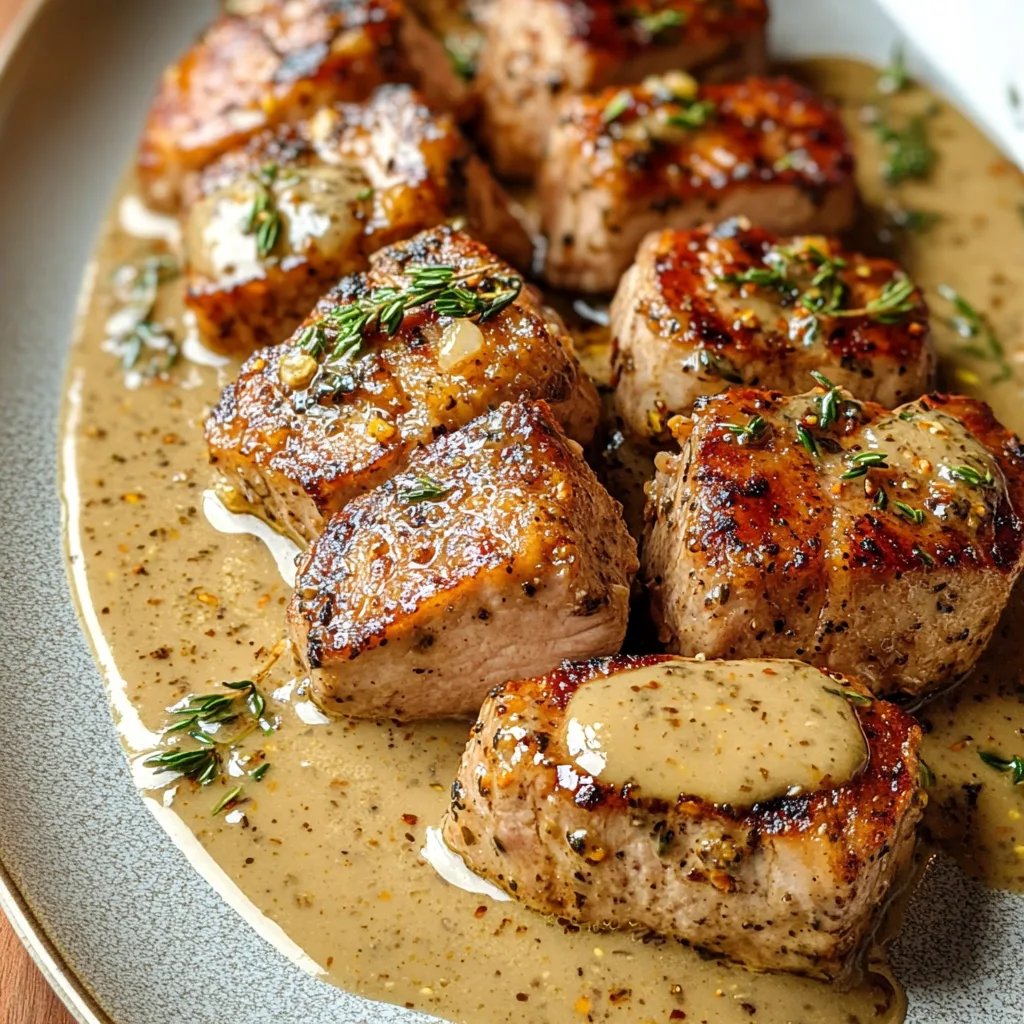 Best-Ever Pork Tenderloin w/ Dijon Cream Sauce: An Incredible 7-Step Recipe