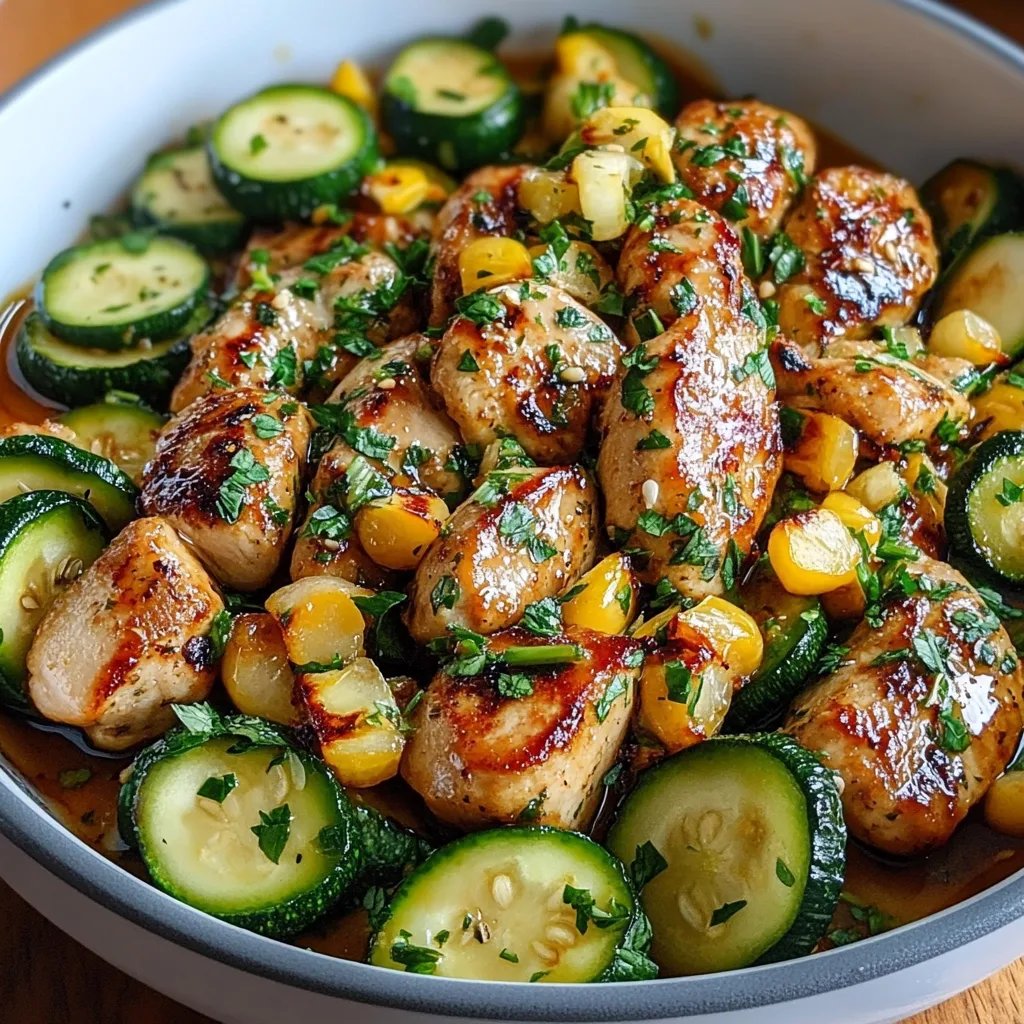 <p>Savory Garlic Butter Chicken w/ Fresh Zucchini: An Incredible 7-Step Recipe</p>