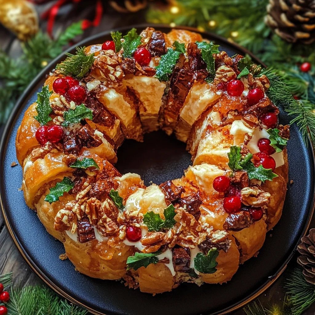 Christmas Taco Cheese Ball Wreath