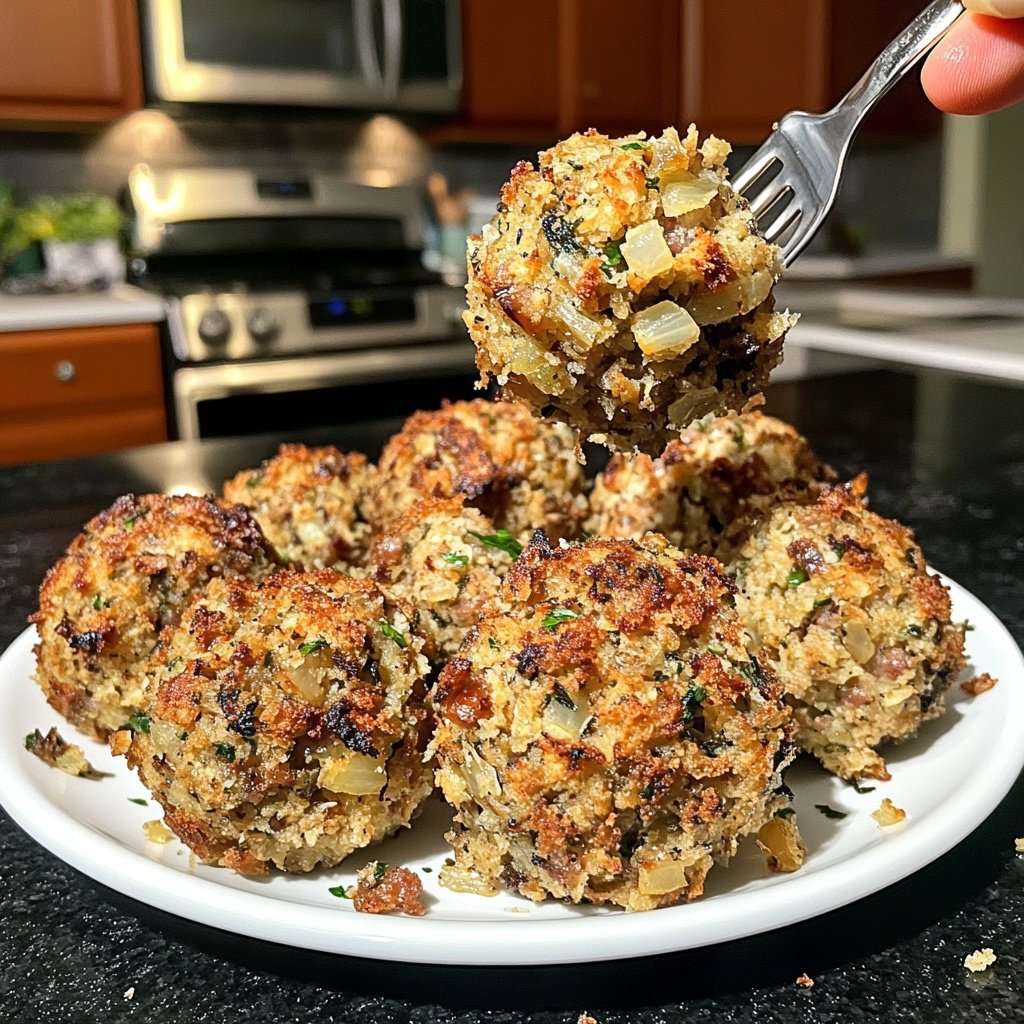 Turkey Stuffing Balls