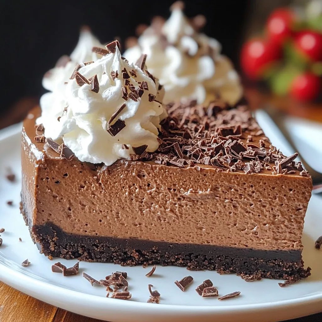 Easy No Bake Chocolate Cheesecake: An Incredible Ultimate Dessert Recipe