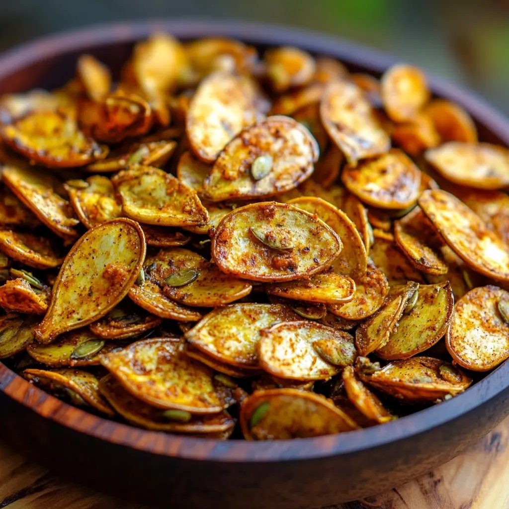 Spicy Air Fryer Pumpkin Seeds