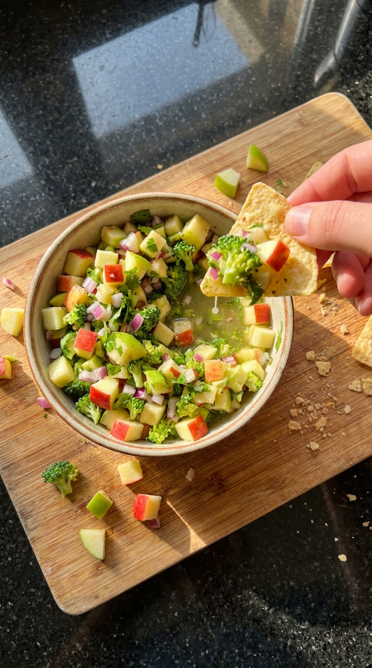 Fruity Broccoli Apple Salsa