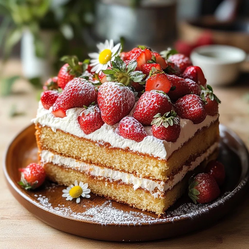 Strawberry Chamomile Naked Cake: An Incredible 10-Layer Recipe