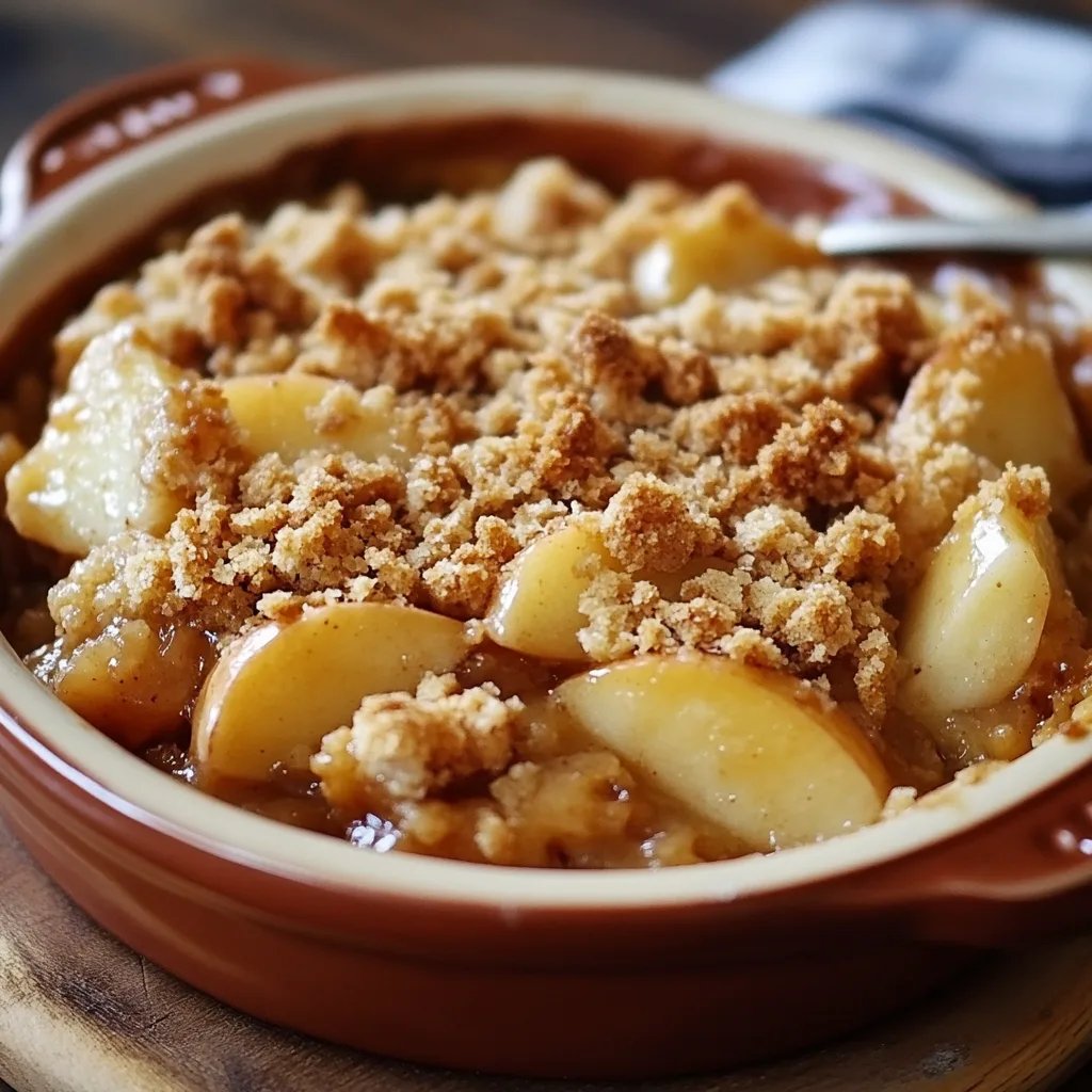 Baked Apple Crumble