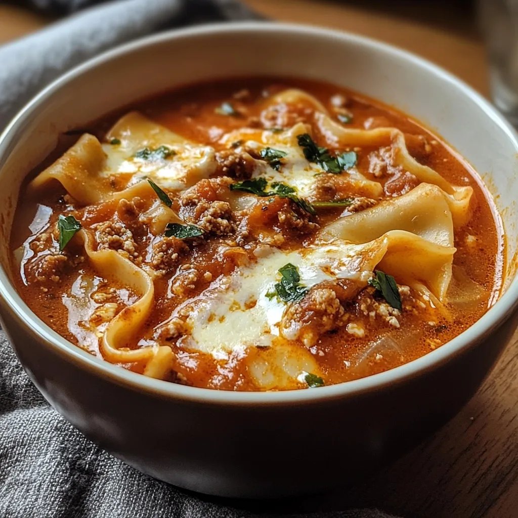 Spicy Lasagna Soup