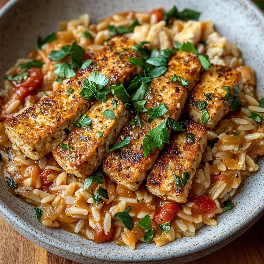 Creamy Tomato Orzo with Crispy Tofu Cutlets: An Incredible Ultimate Recipe