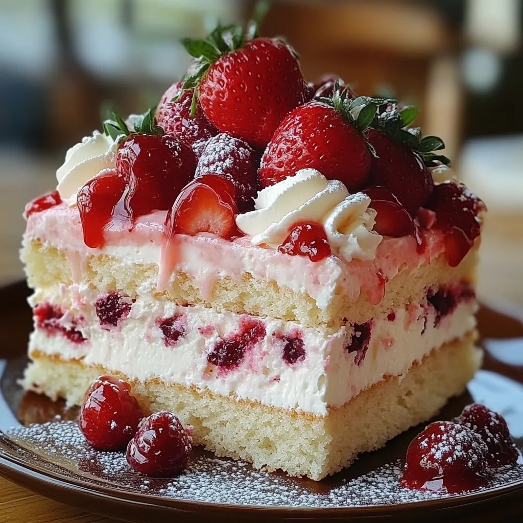 Strawberries & Cream Cake: An Amazing Ultimate Recipe