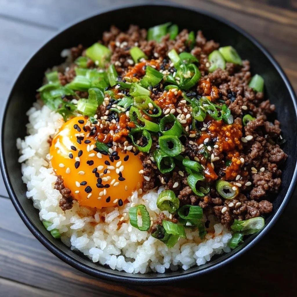 Quick & Easy Korean Ground Beef Bowl: An Amazing Ultimate Recipe