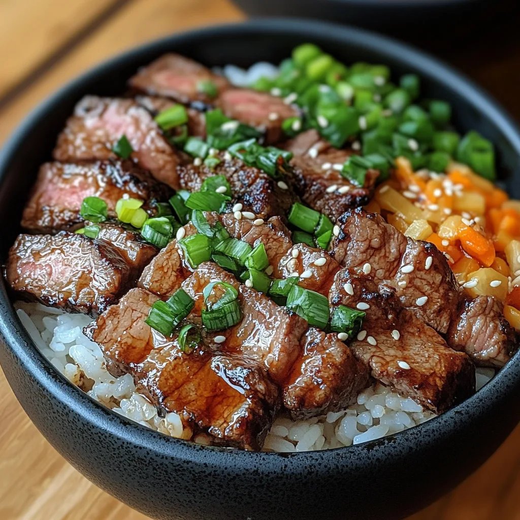 Korean BBQ Steak Rice Bowls: An Incredible Essential Recipe