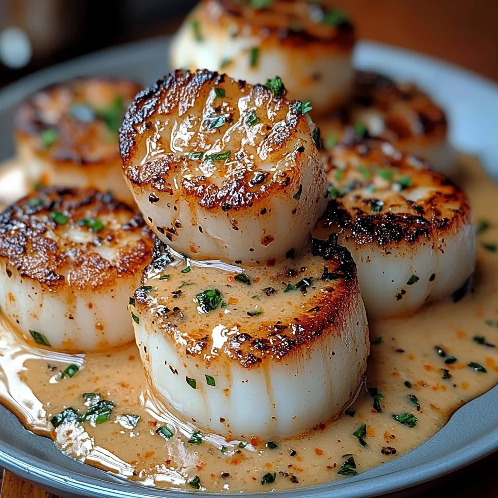 Seared Scallops with Spicy Cajun Cream Sauce: An Incredible Recipe That Will Amaze You