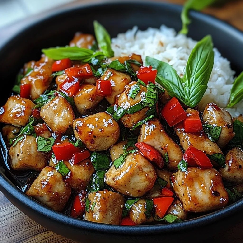 <p>Spicy Thai Basil Chicken: An Incredible Ultimate Recipe</p>