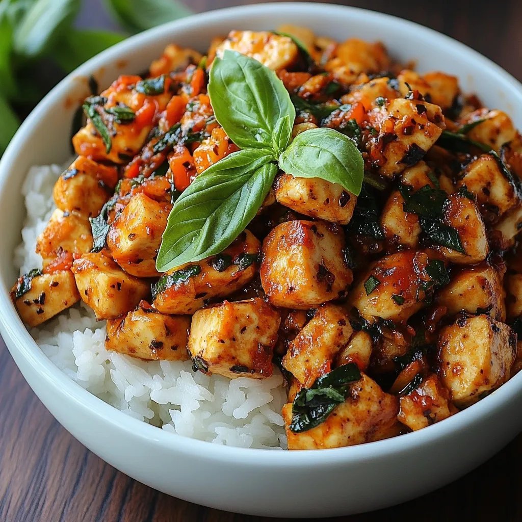 Thai Basil Vegan Tofu: An Amazing Ultimate Recipe