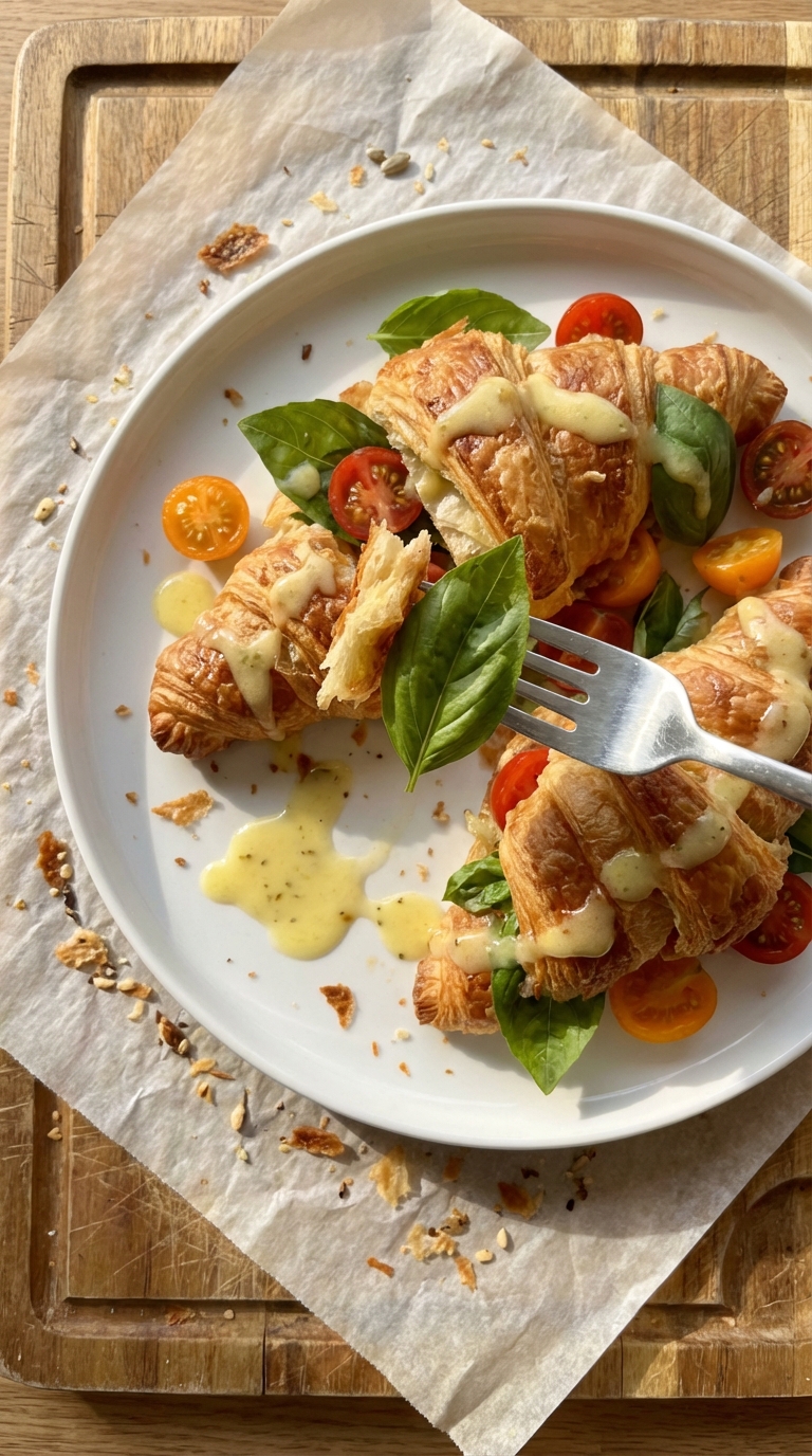 Lemon Basil Croissant Salad