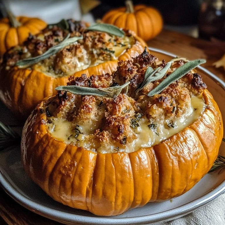 Stuffed Mini Pumpkins