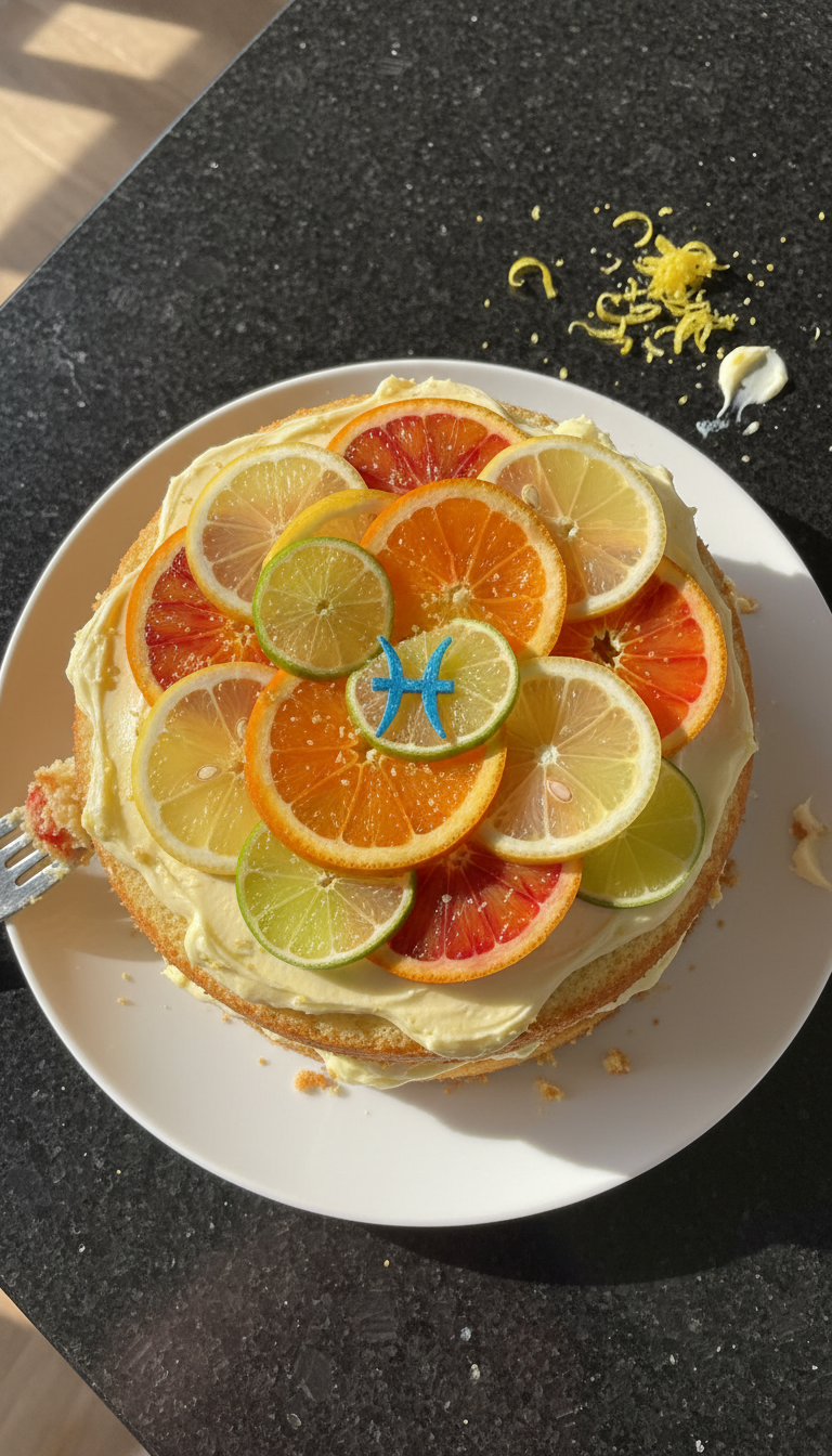 Pisces Citrus Cake