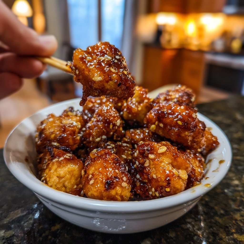 Honey Garlic Chicken Bites