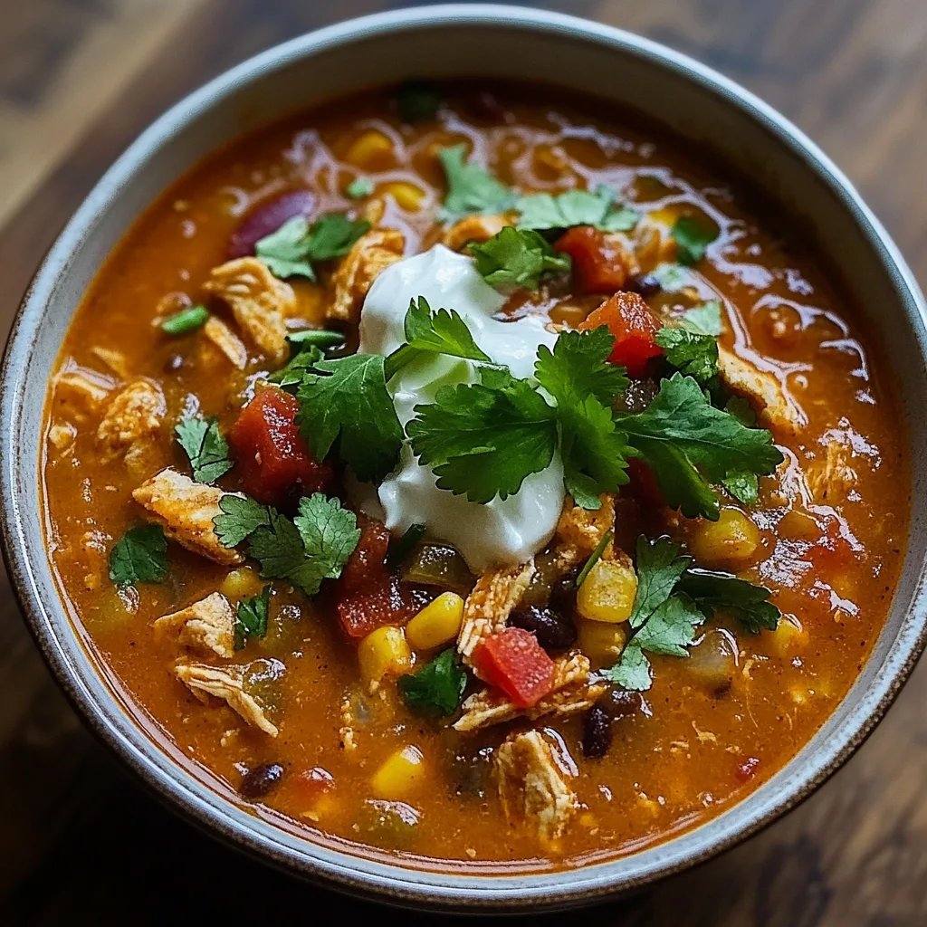 Chicken Enchilada Soup