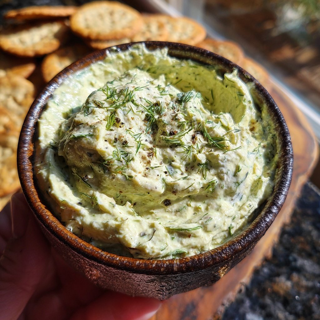 Creamy Cucumber Avocado Dip
